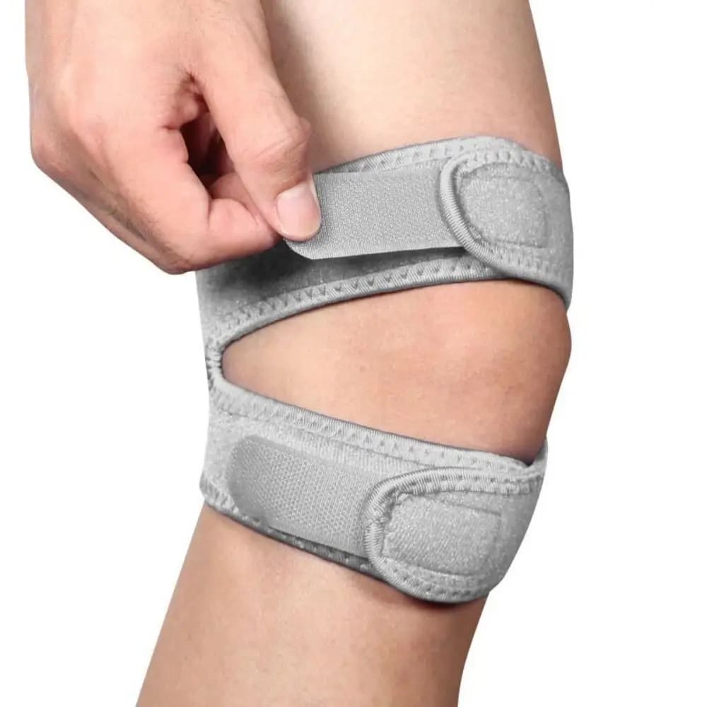 Fitness Corsa Tendine Lesioni Arrampicata Booster Pressione Sport Ginocchiera adatta per ginocchiere con cinturino per ginocchio da basket