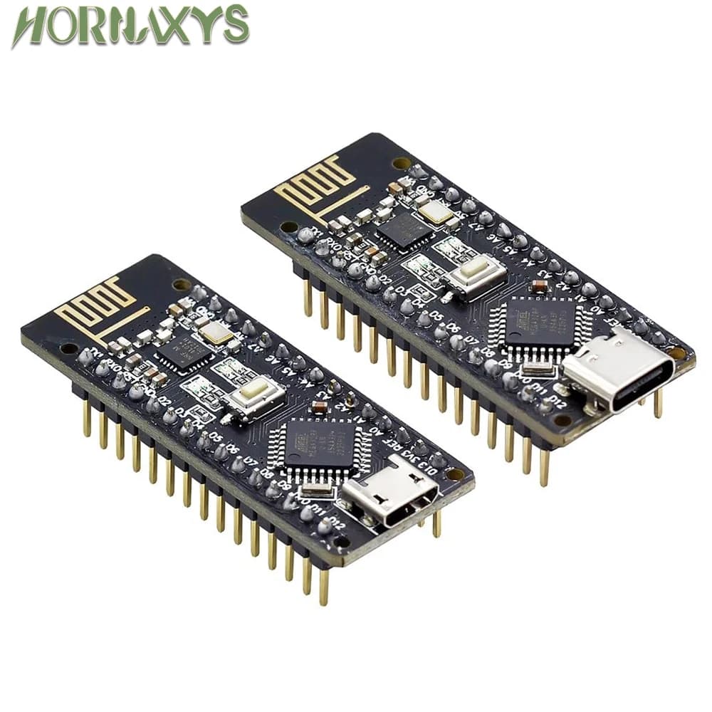 RF-Nano per Arduino Nano V3.0, scheda Nano di tipo C ATmega328P CH340 integra NRF24L01 + 2.4G Wireless compatibile con la libreria RF24