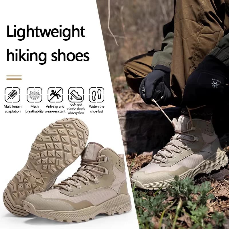 Scarpe protettive da esterno, scarpe da alpinismo, scarpe da trekking professionali per tutte le stagioni, stivali da deserto, stivali da addestramento al combattimento