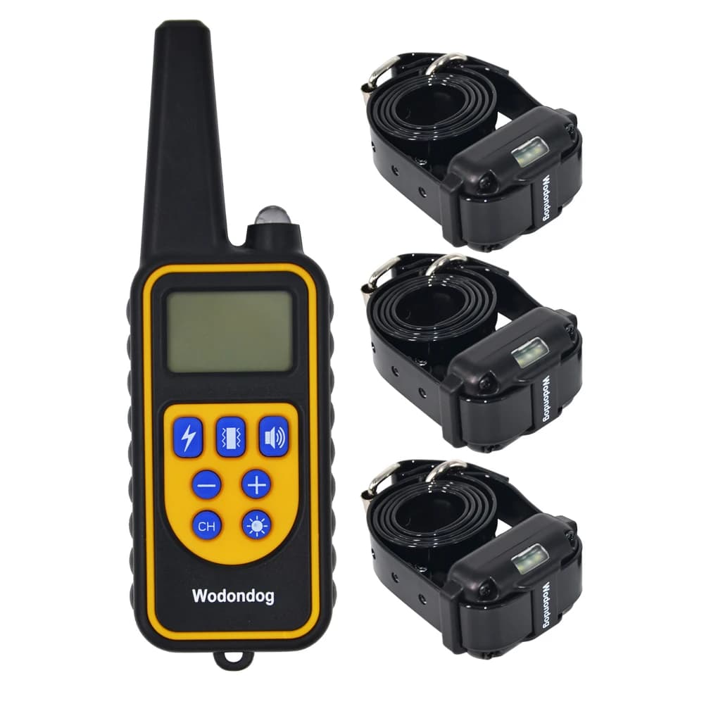 Three Dog Collars Type Waterproof and Rechargeable Electronic Dog Training Collar