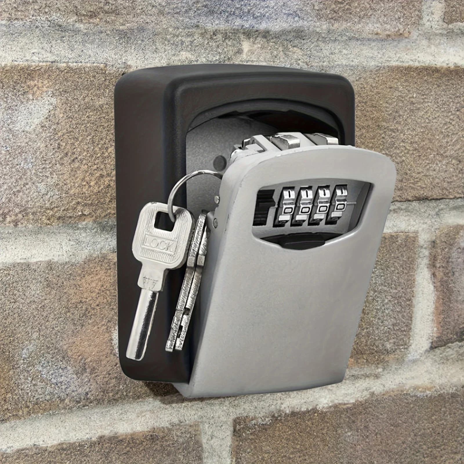 Cassetta Portachiavi da Parete con Serratura a Combinazione, Contenitore per Chiavi per Casa, Auto, Hotel, Cassaforte per Chiavi in Plastica Resistente, Regalo da Viaggio