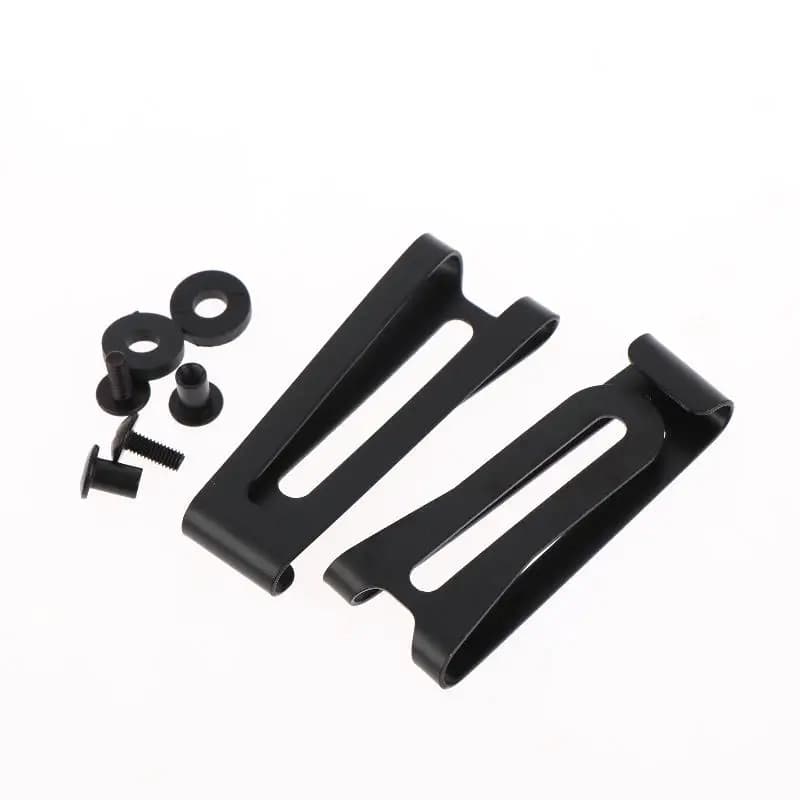K Guaina Clip in vita Fodero in acciaio inossidabile Clip posteriore Universale Kydex Cintura da trasporto Coltello Guaina Accessori