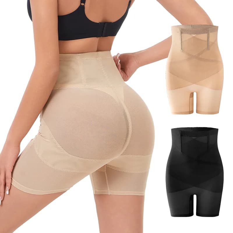 Biancheria intima da donna a vita alta con controllo della pancia, modellante dopo il parto, sollevamento del sedere, mutandine traspiranti dimagranti