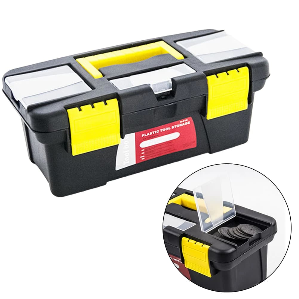 10Inch Household Tool Box Plastic Multifunction Hardware Tool Organizer Case Storage Boxes Electrician Toolbox