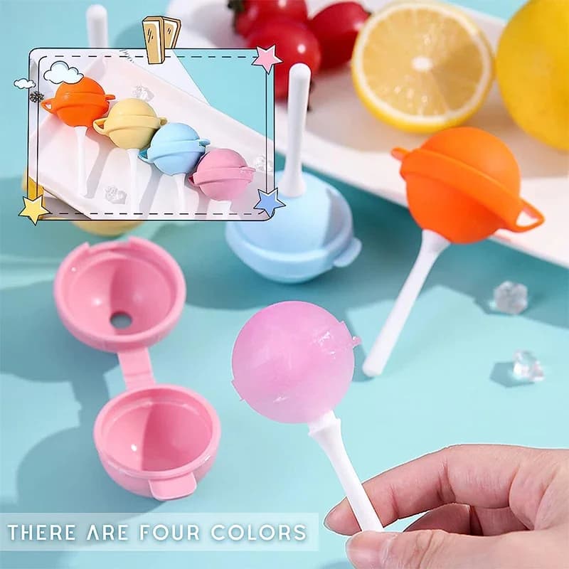 Mini stampo per ghiaccioli in Silicone stampo per ghiaccioli fai da te stampo per gelatiera lecca-lecca stampo per ghiaccioli per bambini per morsi di uova