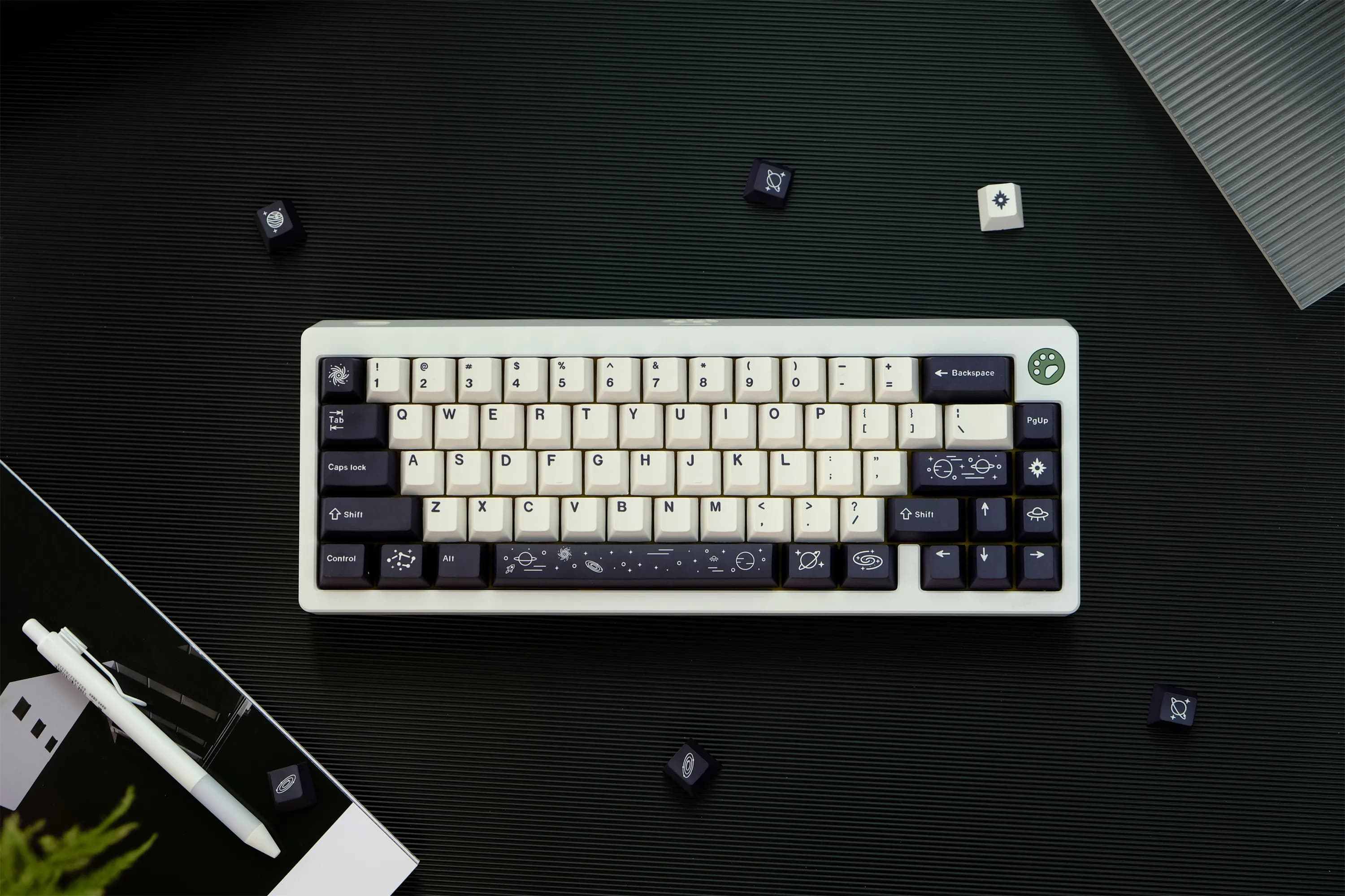 GMK Galaxy Copritasti 129 tasti Materiale PBT Profilo Cherry per Cherry MX Switch 61/64/68/75/84/87/98/104 Tastiera meccanica