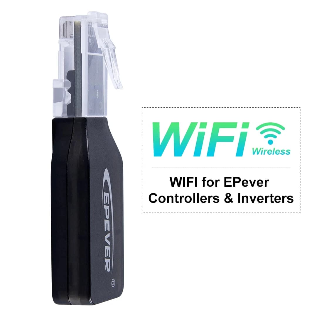 EPEVER WiFi 2.4G RJ45 D WIFI Box Adattatore seriale per MPPT Tracer Regolatore solare Comunicazione MPPT Regolatore di carica solare