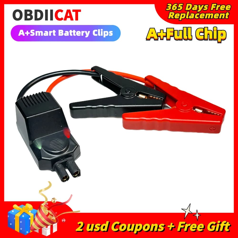 Cavi Booster intelligenti accessori per morsetti per Clip per batteria per Auto di emergenza per Auto Clip per cavi Clip rosse-nere per Power Bank di avviamento di emergenza