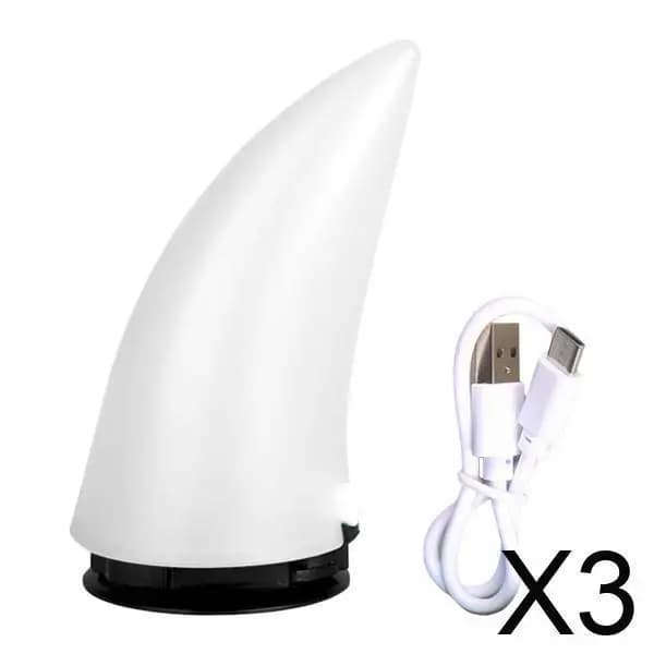 Wall decal Luminous Shape of Devil Horn for Helmet, Decoration for Motorcycles and Bicycles