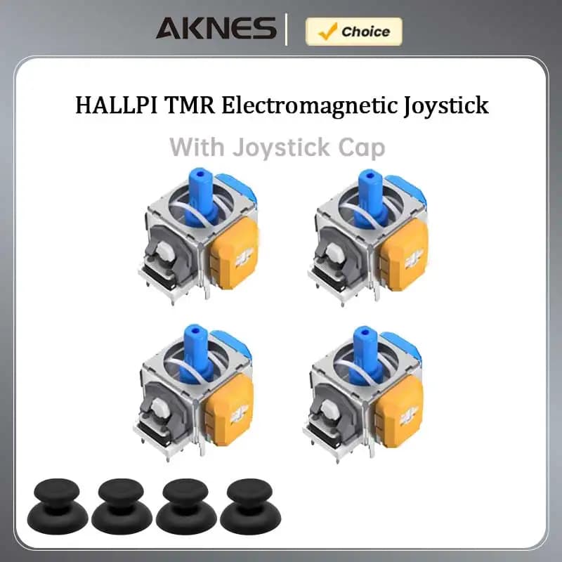AKNES HALLPI TMR Joystick elettromagnetico per PS4 Xbox Series Switch Pro PS5 Controller Riparazione Accessori di ricambio per giochi