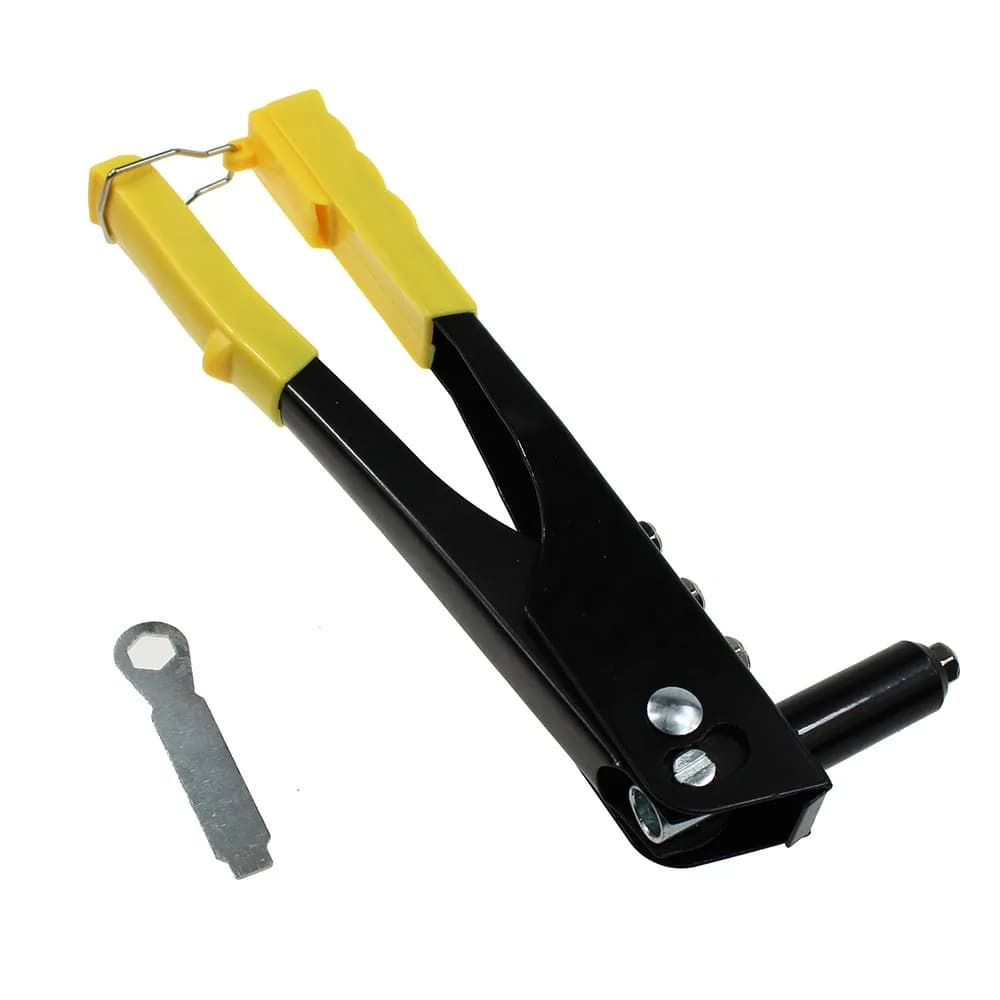 Kit pistola per rivettatrice da 10" per set di utensili manuali per rivetti da 3/32" 1/8" 5/32" 3/16" Riparazione di grondaie resistenti