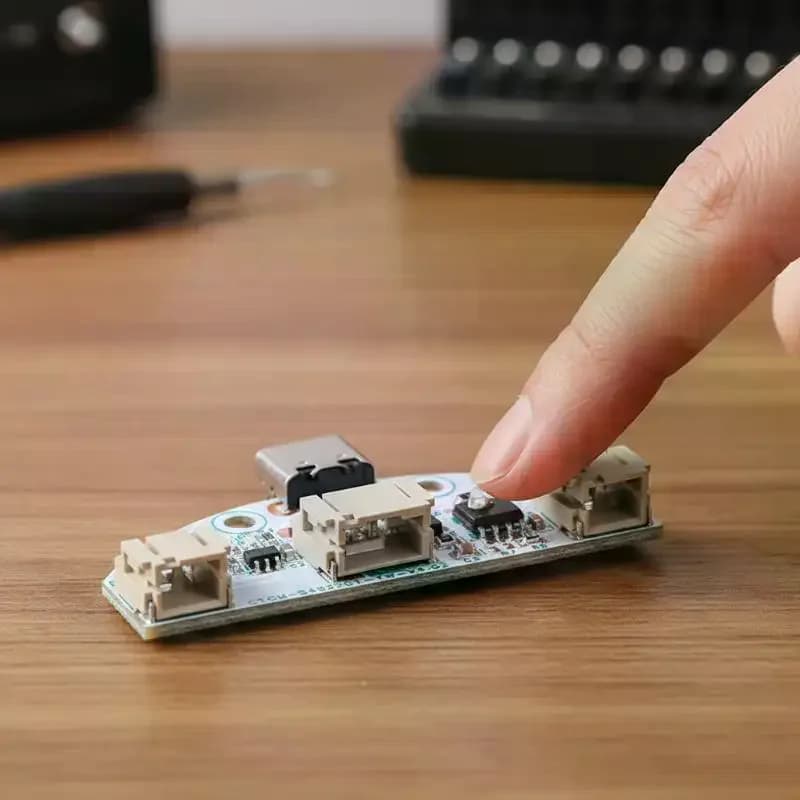 Scheda di Controllo LED Touch Dimmer Type-C - Dimmerazione Continua a 3 Livelli, Connettore PH2.0 Senza Saldatura per Strisce LED DC 3.7V/5V
