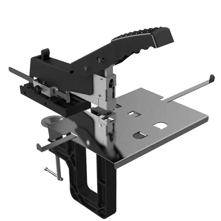 Mini cucitrice da tavolo in metallo a doppia testa per pin chirurgico manuale che fa macchina cucitrice per proiettili senza punti metallici M
