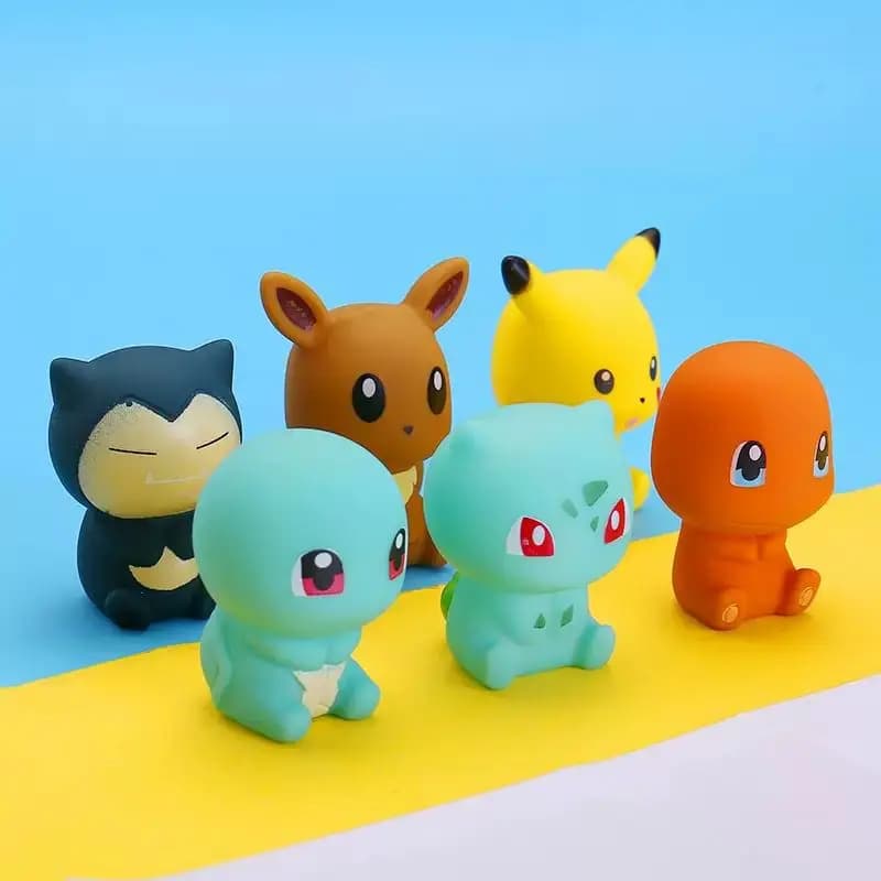 Simpatici set di bambole elfo cartone animato, ornamenti giocattolo per bambini, regali di compleanno creativi, oggetti da collezione modello versione Q in plastica morbida