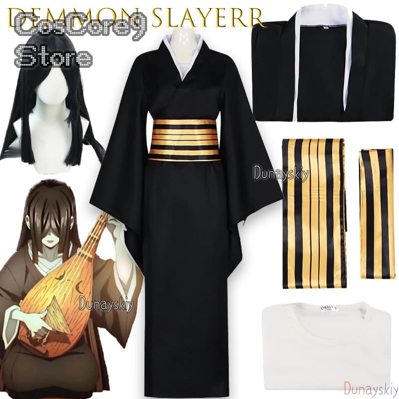 Kyojuro Rengoku Cosplay ssi3) 12th Moon Festival String Month Anime Personaggio del gioco Gioco di ruolo Kimono femminile Vestito per Halloween