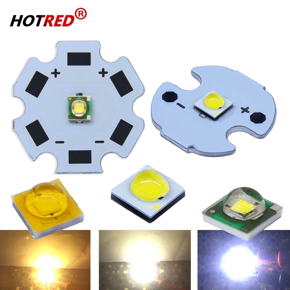 10-100 pz 1-3 W LED Perline 3535 SMD 3 W Chip Freddo Caldo Bianco Neutro 3000 K 4500 K 6500 K 10000 K Torcia Elettrica Faro luce automobilistica