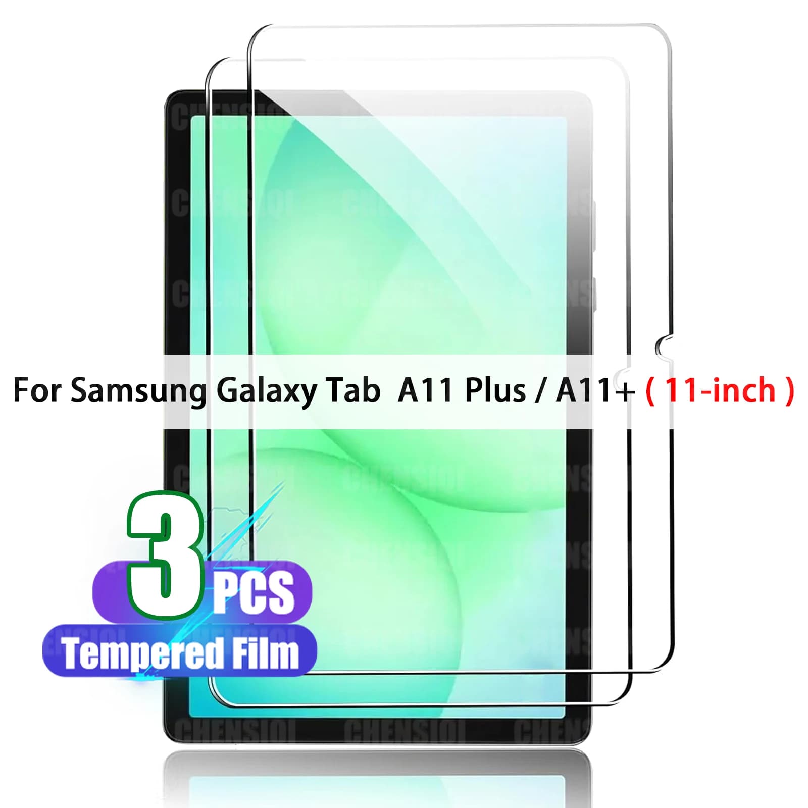Per Samsung Galaxy Tab A11 Plus / A11+ (11 pollici) 2025 SM-X230 / X235 / X236B Pellicola salvaschermo HD trasparente in vetro temperato 9H