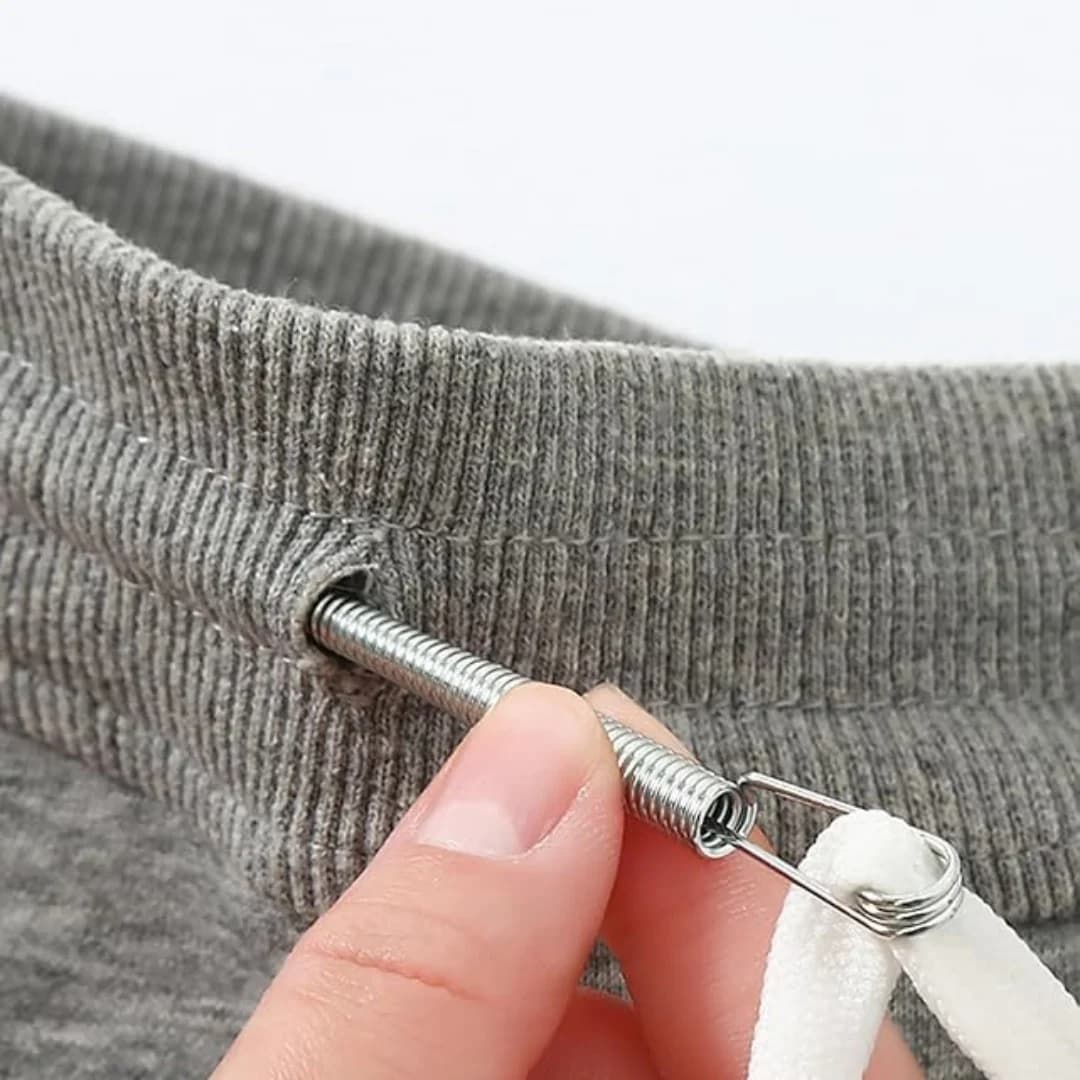 3 pcs Spring Drawstring Threader Tool for Easy Sewing of Pants Hoodies and Sweaters Accessories for Elastic Bands and Ropes