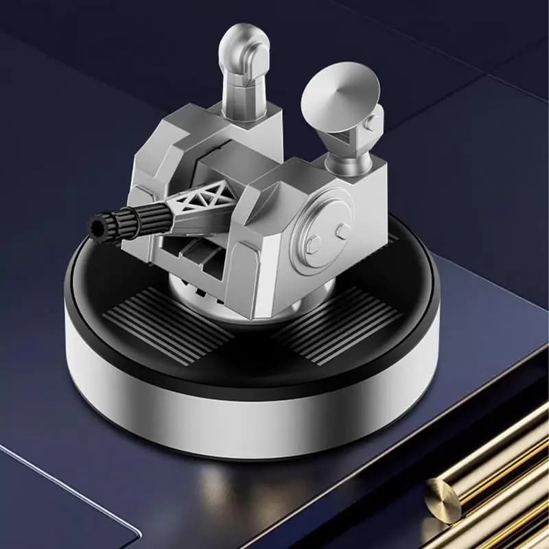 Solar Car Deodorant Automatic Solar Power Diffuser Rotating Cannon Diffuser For Aromatherapy Internal Purifier Fragrance For Sale