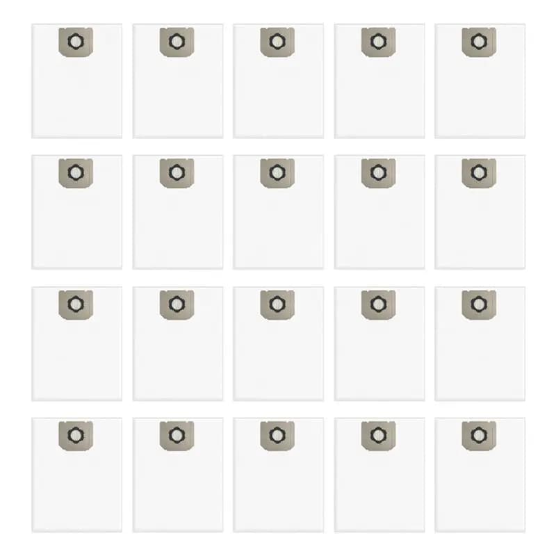 【KITCHEN GADGET】Replacement Dust Bag 20PCS For Karcher WD4 WD5 WD6 MV4 MV5 MV6 Vacuum Cleaners- Non-Woven Dust Bags Part Number