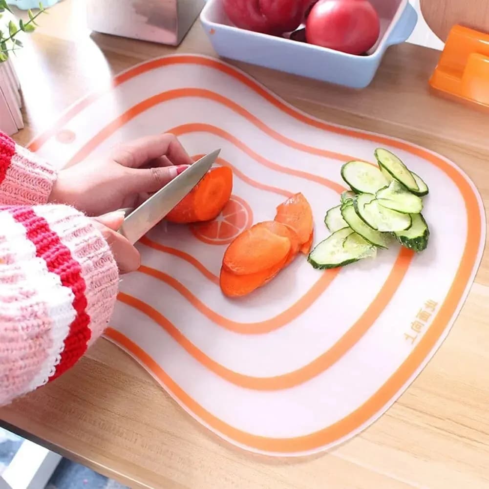 1 piece, cutter, kitchen plastic cutter, transparent cutter, anti-slip vegetable meat cutter, Bl cutter