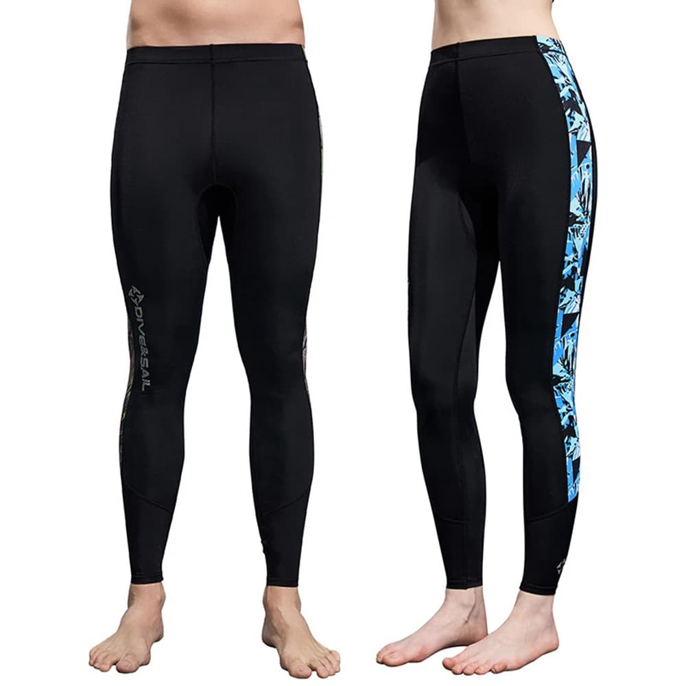 Men's Women's Long Diving Pants Sunscreen Jellyfish-proof Beach Water Sports Snorkeling Surfing Quick-drying Swimming Leggings