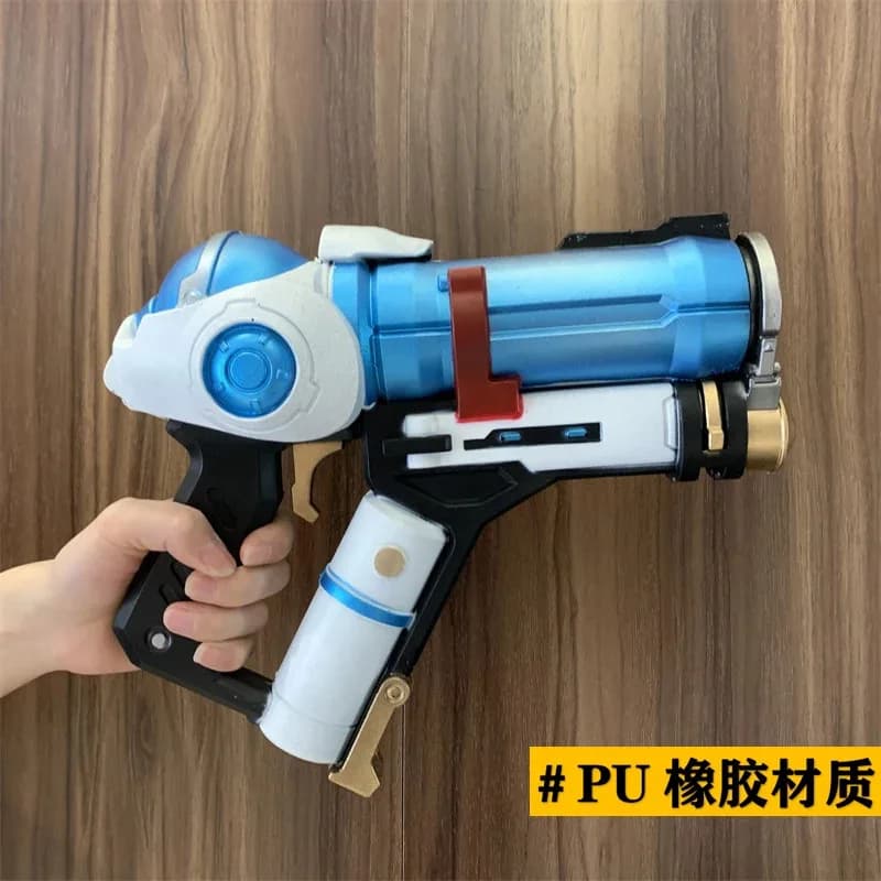 AIAI 2025Kawaii Cos Prop Gun Polar Bear LongSleeved Cute Pajamas Costumes Clothing Game Kawaii Mei Overwatch Cosplay