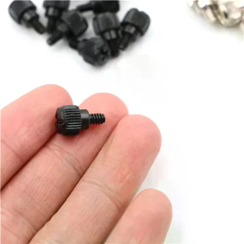 10 Pezzi 6 # Vite di regolazione senza attrezzi per case PC, 32*5, lunghezza filettatura 5mm