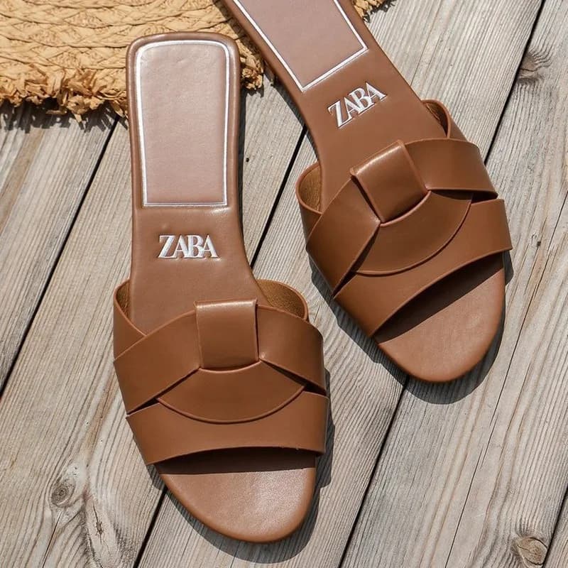 Luxury Designer Women's Sandals 2026 New Fashion Woven Comfortable Women's Sandals Casual Wine Red Summer Flat Women's Slippers