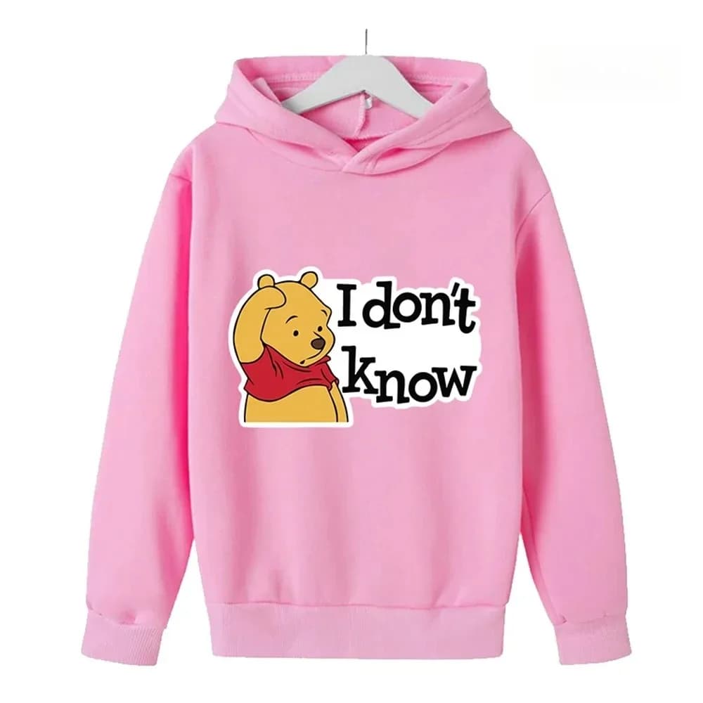 Potdemiel Barattolo di miele Winnie The Pooh Simpatici ragazzi e ragazze Maglioni caldi per l'autunno e l'inverno Sport all'aria aperta Abbigliamento per bambini