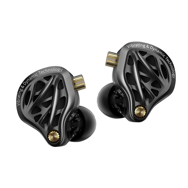 Auricolari KZ Vibe X con vibrazione a bassa frequenza, cuffie HiFi con bassi profondi, auricolari stereo in-ear per musica, giochi e come regalo.