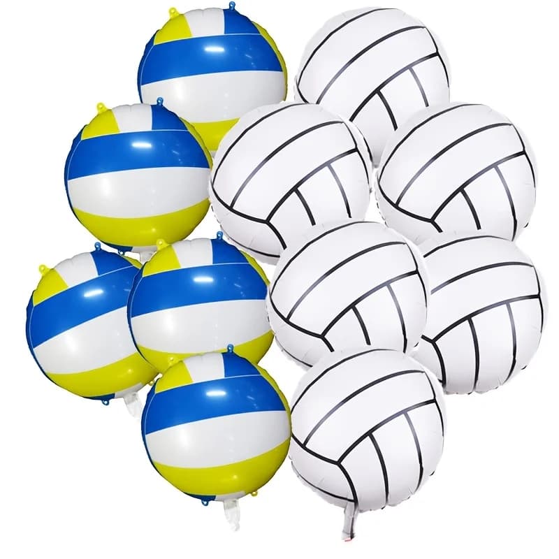 10 Balloon Balloon Shaped Aluminum Balloon for Sports Festivals, School Events, Sports Days, Seasons for Covered Stadiums, Gyms and Competitions