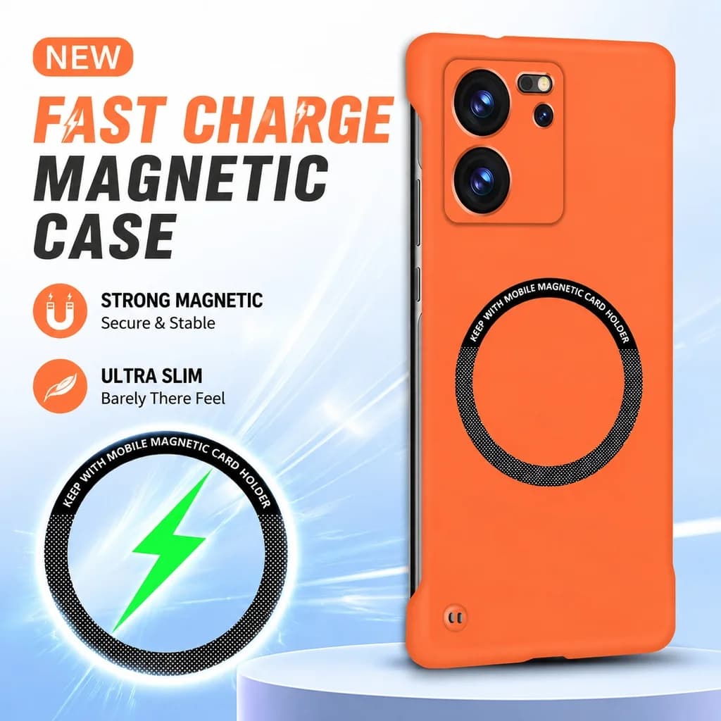 Lightweight Thin Phone Case for Redmi K60 Ultra Pro 5G Magnetic Wireless Charging Camera Protection Hard PC Original Back Covers