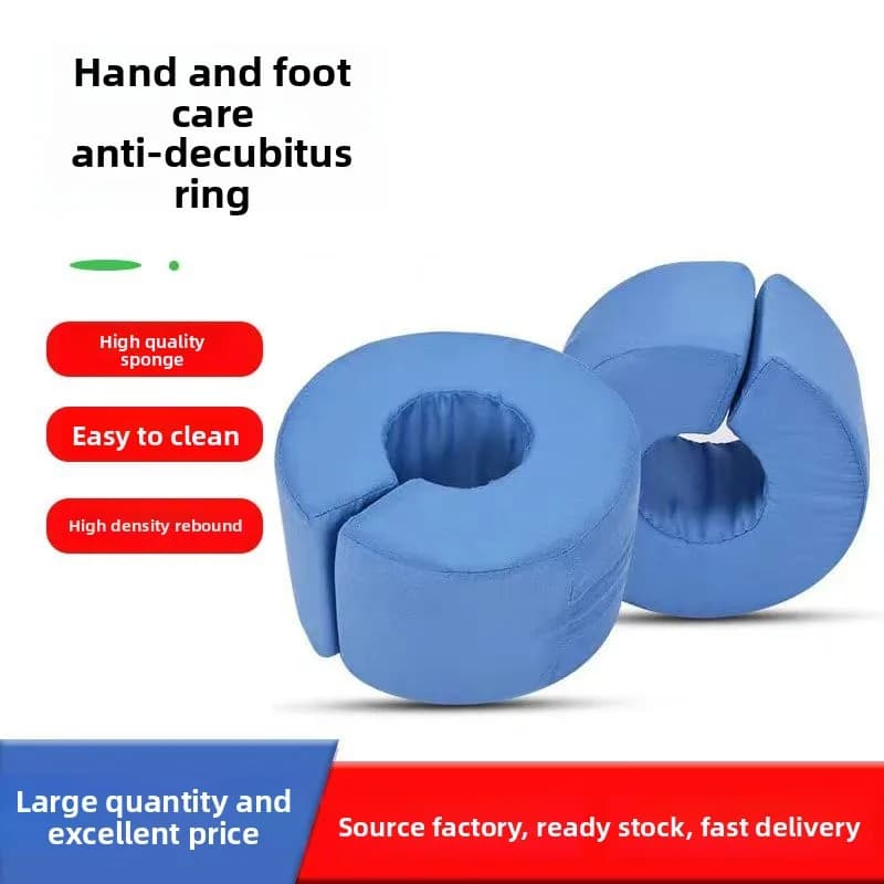Cuscino per tallone e mani antidecubito: cuscino per l'elevation del piede e del polso per anziani costretti a letto, rotazione e riduzione della pressione e cura infermieristica