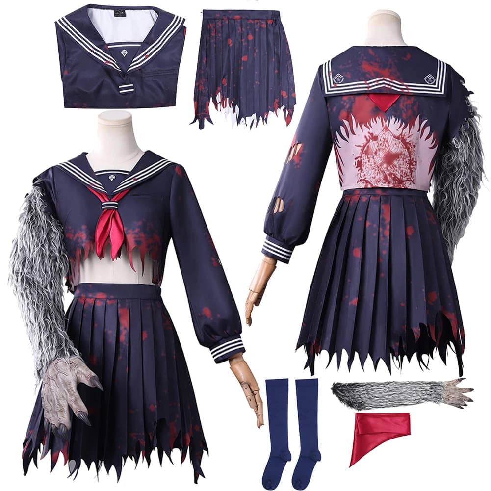 Game Silent Cosplay Hill Cosplay Chiko Fukuwaka Clothes Women Party Disguise Outfits Suits Roleplay Halloween Costume Carnival