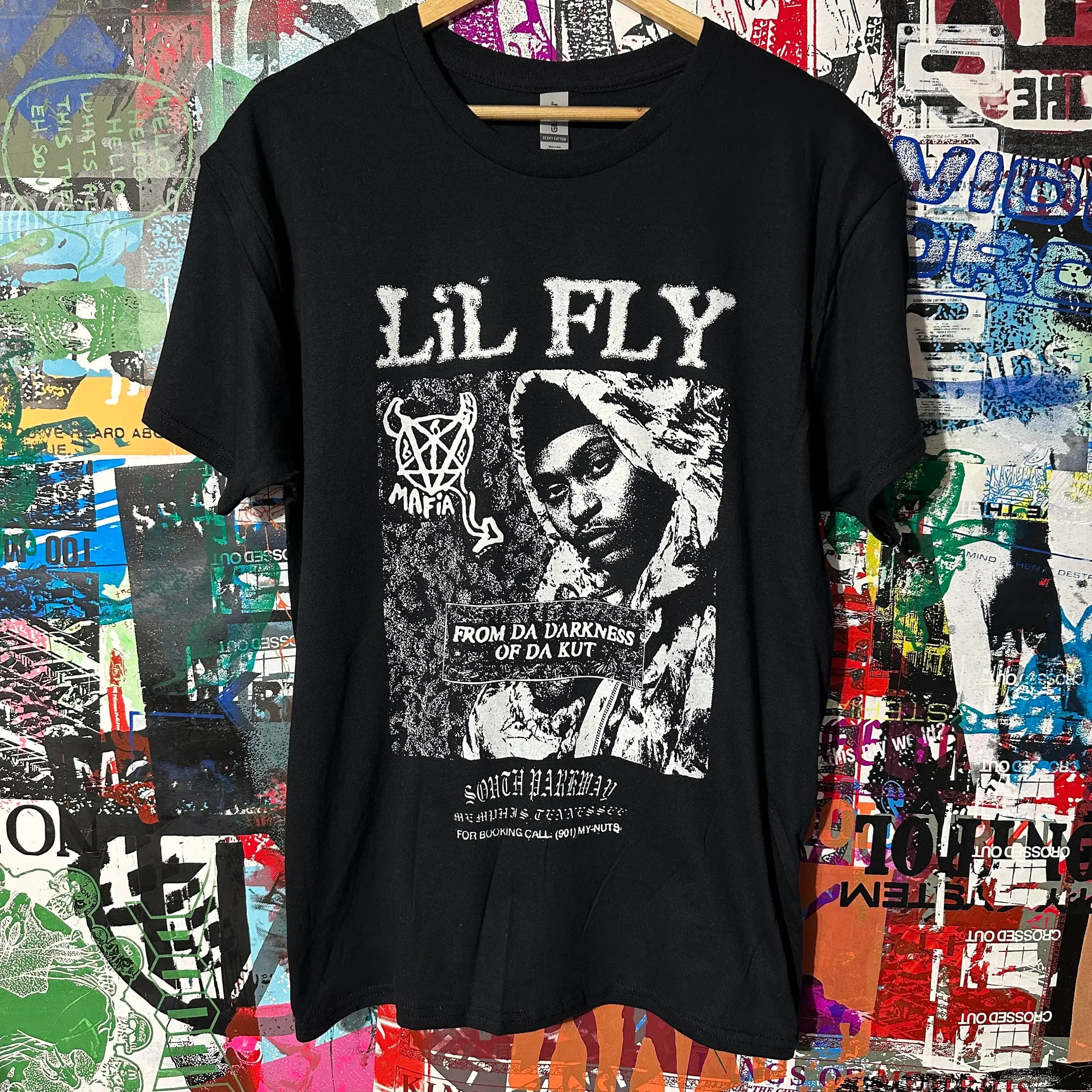 T-shirt da golf in cotone, abbigliamento estetico, T-shirt Lil Fly