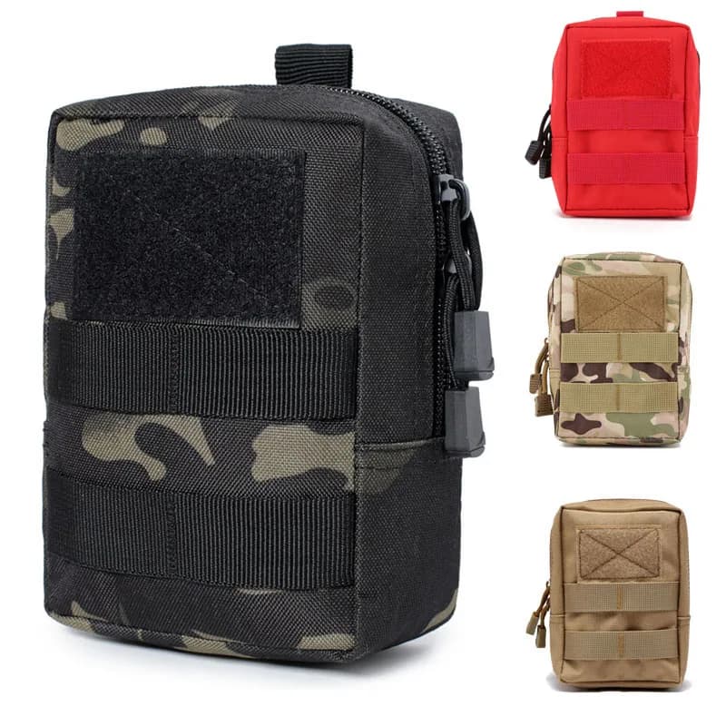Molle Utility EDC Marsupio Custodia tattica Borsa di pronto soccorso medico Sport all'aria aperta Caccia da campeggio Tasca per cintura Borsa per articoli vari