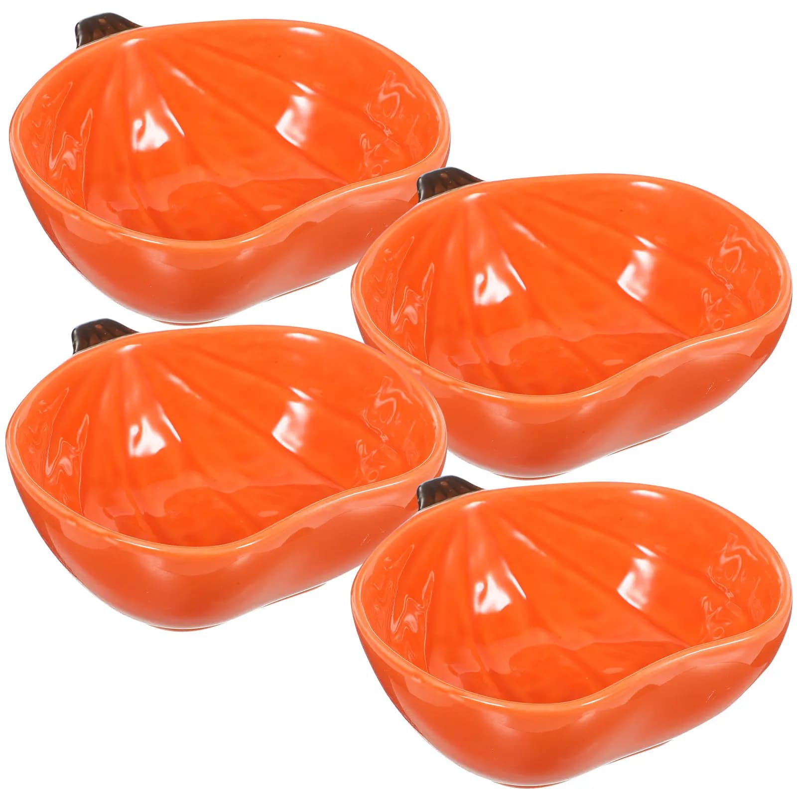 Set di 4 Ciotole in Ceramica per Criceti, Superficie Liscia, Ciotola per Alimentazione di Criceti Nani, Gerbilli, Ratti e Piccoli Animali, per Cibo e Acqua