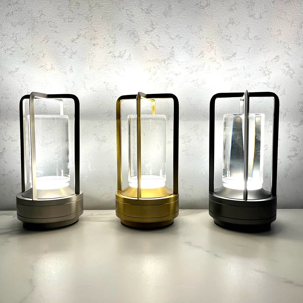 Lampada da tavolo ricaricabile a forma di croce in plastica con attenuazione tattile, luce notturna, sala da pranzo, camera da letto, decorazione esterna per la casa