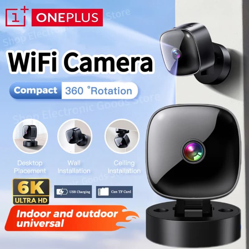 OnePlus WiFi Wireless surveillance camera Smart Home HD Indoor AI Human detection Night vision Webcam Remote infrared monitor