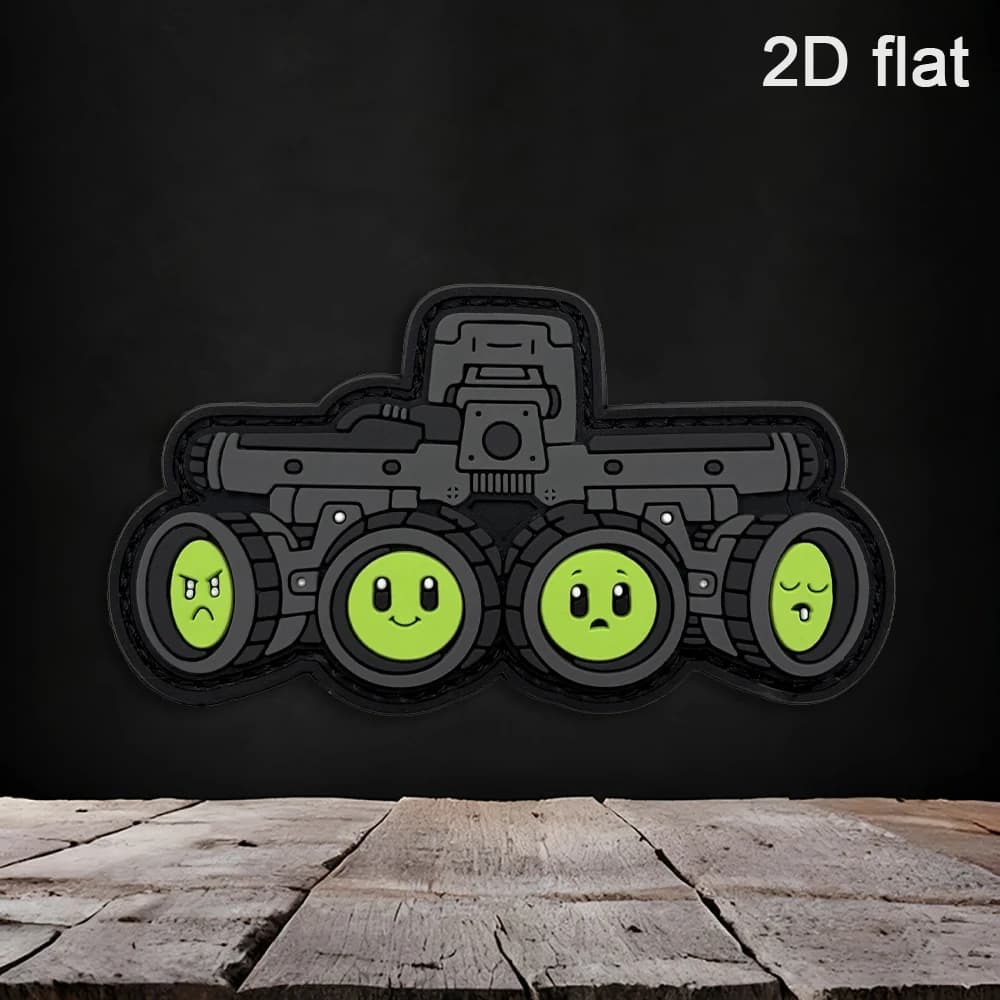 Patch in PVC con Espressione Originale per Gilet Tattici/Spalline, Patch Morale in PVC con Chiusura a Strappo, Patch per Zaini, Patch per Abbigliamento, Patch in Gomma Morbida