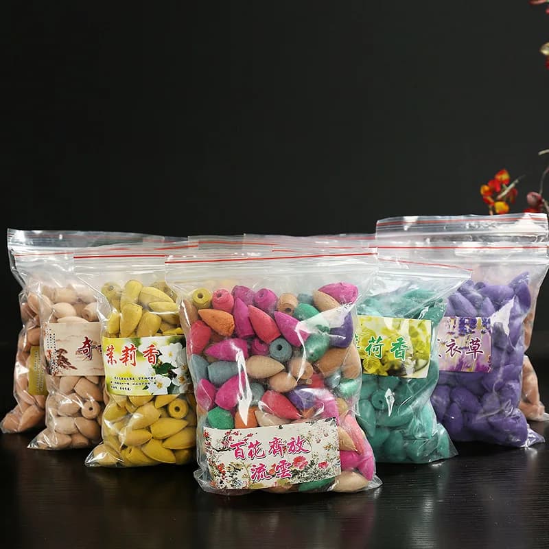 Customized cross-border backflow incense pellets natural incense for home indoor bedroom sandalwood agarwood aromatherapy tower