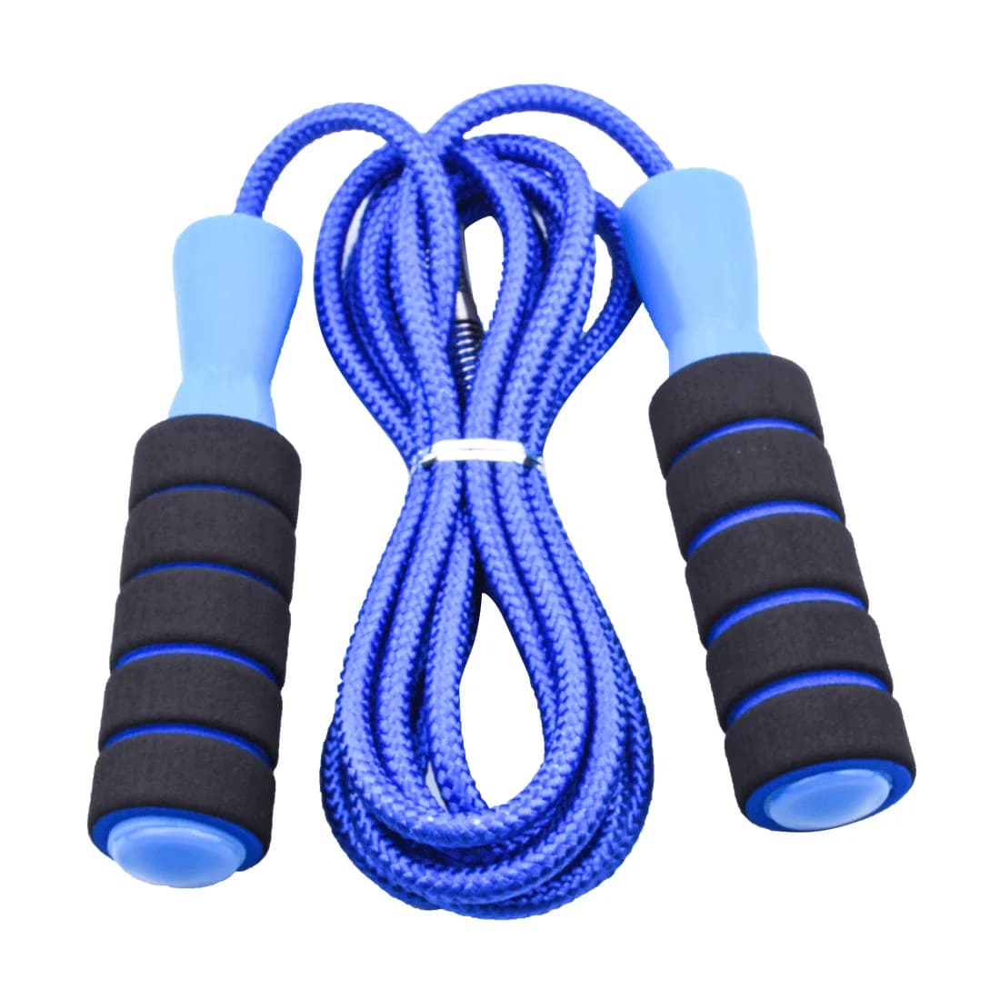 Professional sports blue jumping rod for adults with plastic handle Fitness equipment for weight loss and fat burning