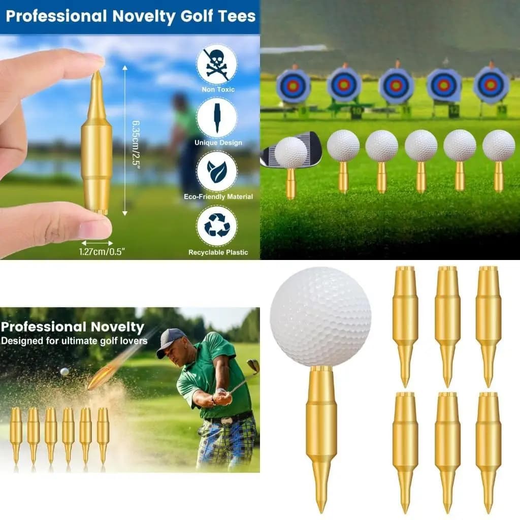Y1uc Golf golf plastica infrangibile a bassa resistenza Magliette in altezza costante per l'allenamento del dei