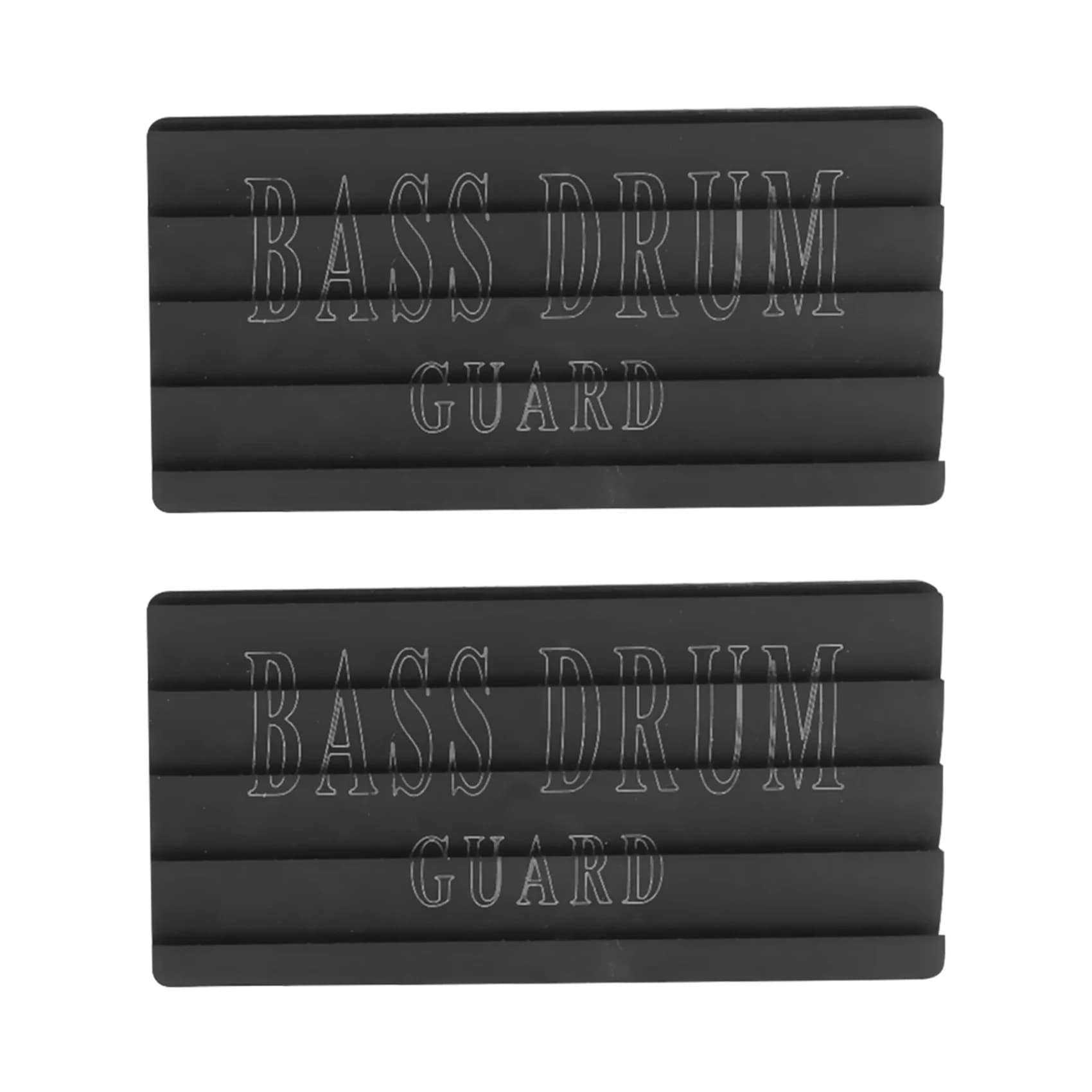 HOTTURE 2 Pezzi Protezioni Antiscivolo per Grancassa, Pad Antiscivolo per Batteria Jazz, Accessori per Kit Batteria