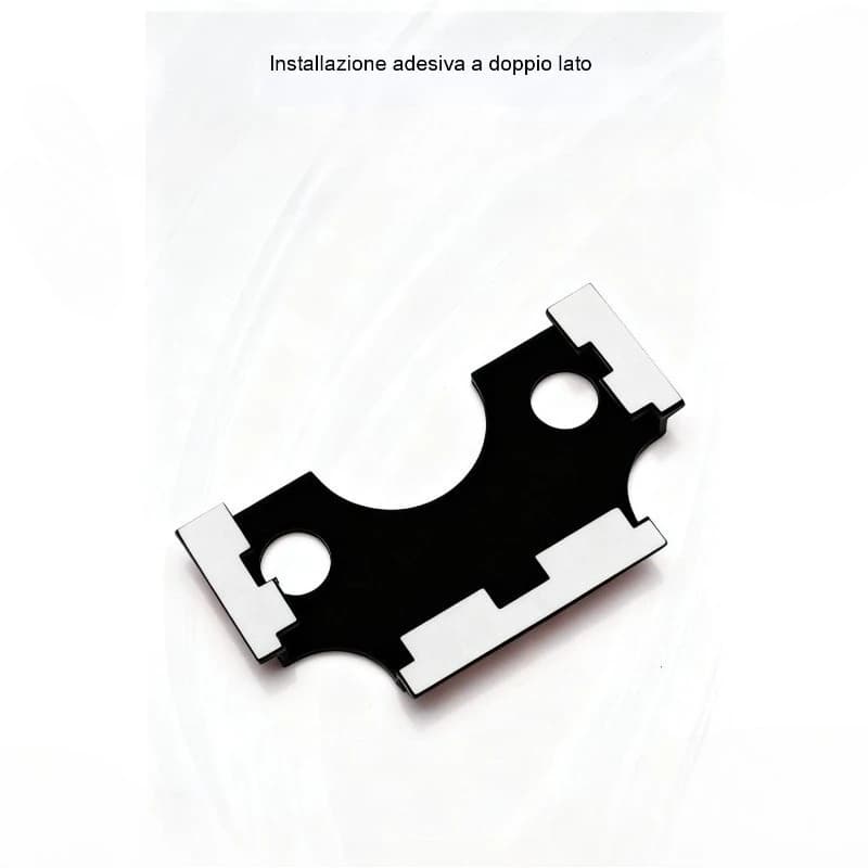 1-piece storage box mounted on suitable adhesive for organizing business cards and fuel cards in a vehicle