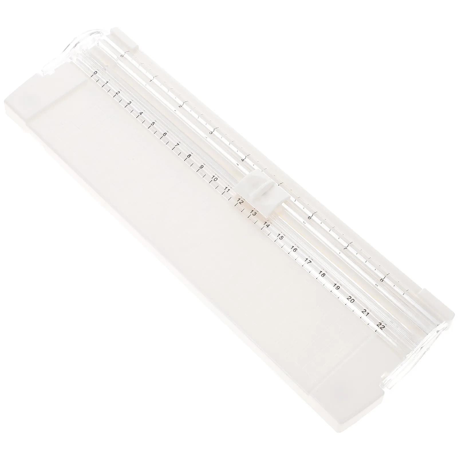 Sturdy Plastic Mini Paper Trimmer Compact Paper Cutting Board for Kids Students Teachers Home Office Craft Projects Precision
