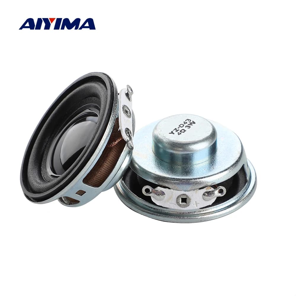 AIYIMA 2 pezzi 1.5 pollici 40MM mini altoparlanti portatili 4ohm 3W suono stereo a frequenza intera piccolo altoparlante Hifi