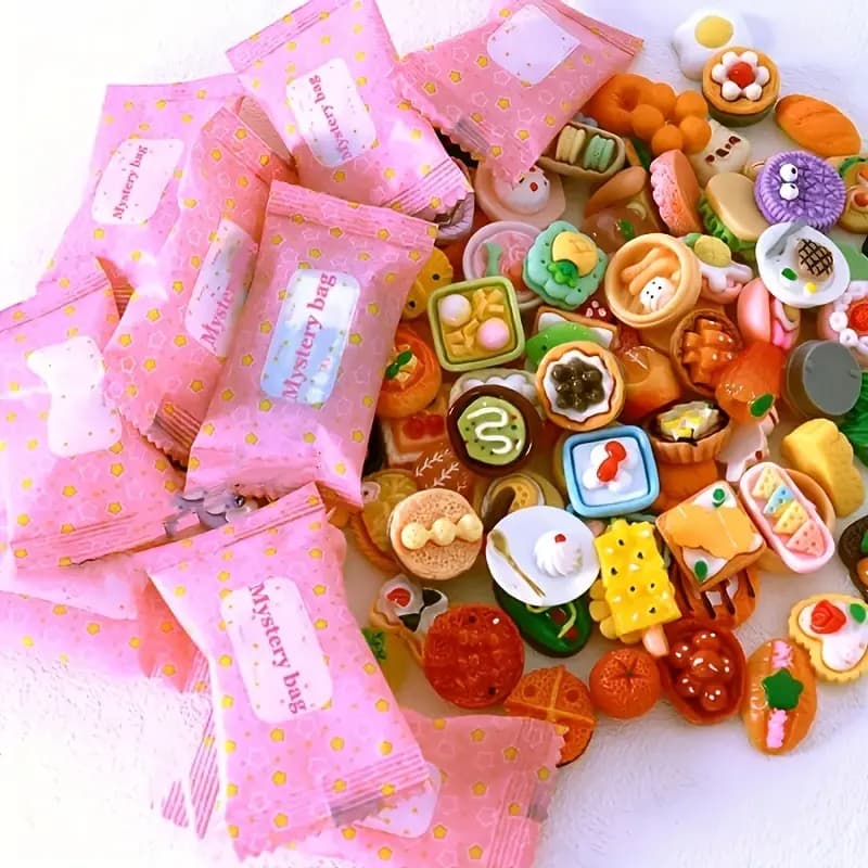 Adorabili articoli per bevande alimentari in miniatura Borsa per caramelle Mock ups Bomboniere Regali a sorpresa Natale Piñata Stuffer Oggetti di scena per animali