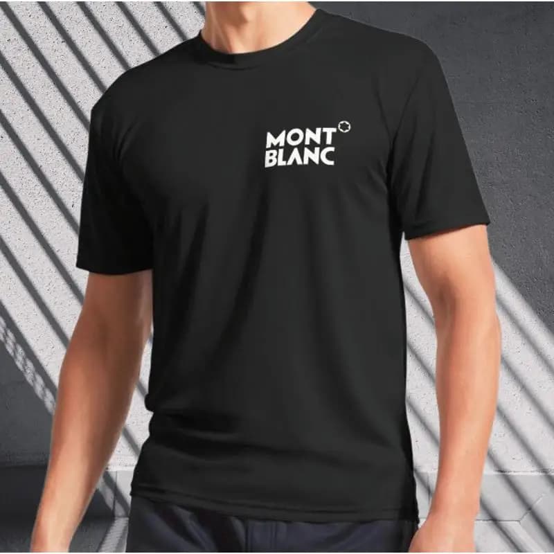 Patch Monc Watch T-shirt nera T-shirt attiva Logo T-shirt da uomo Divertente taglia dalla S alla 5XL